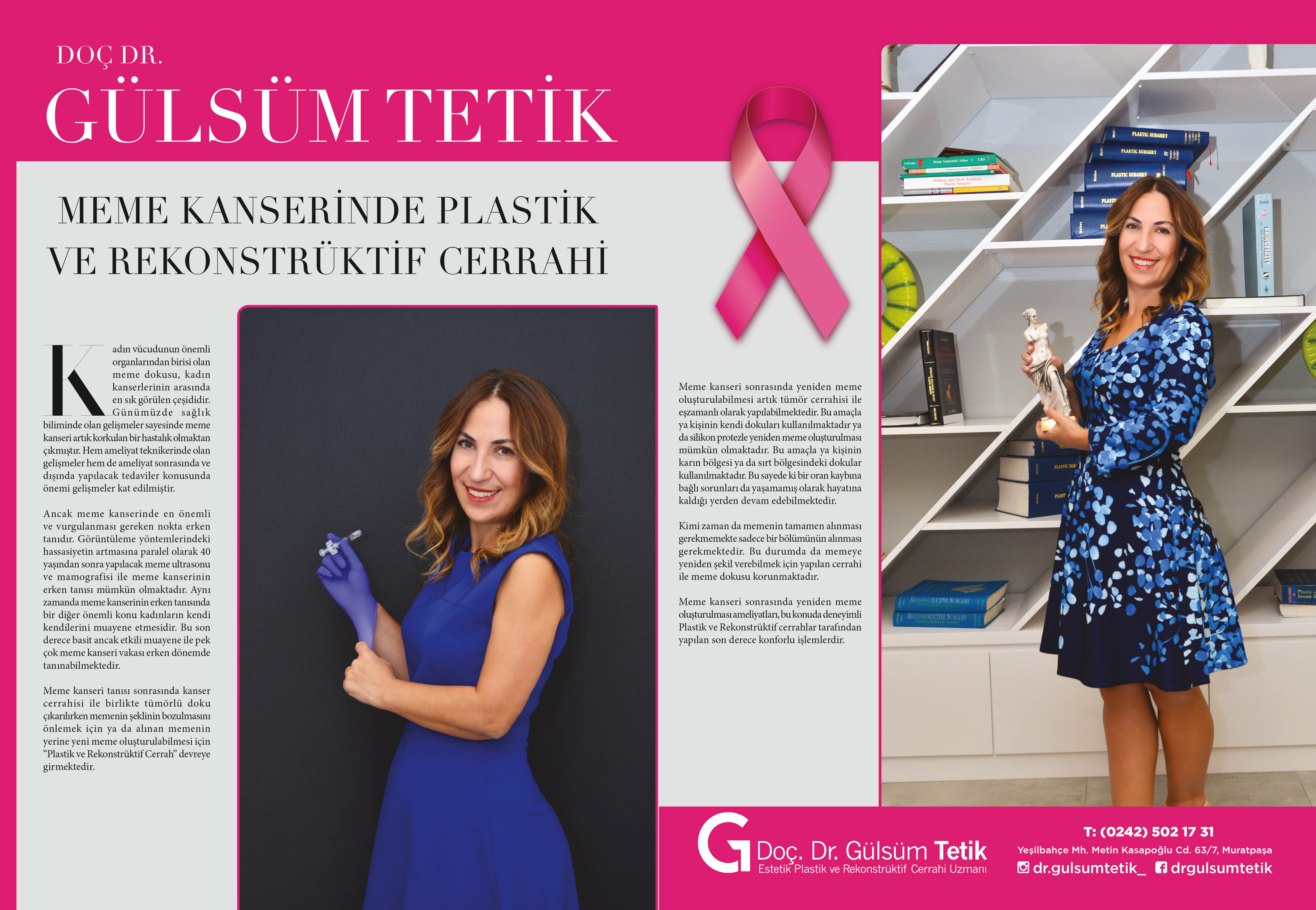 Plastic and Reconstructive Surgery in Breast Cancer - Corner Post